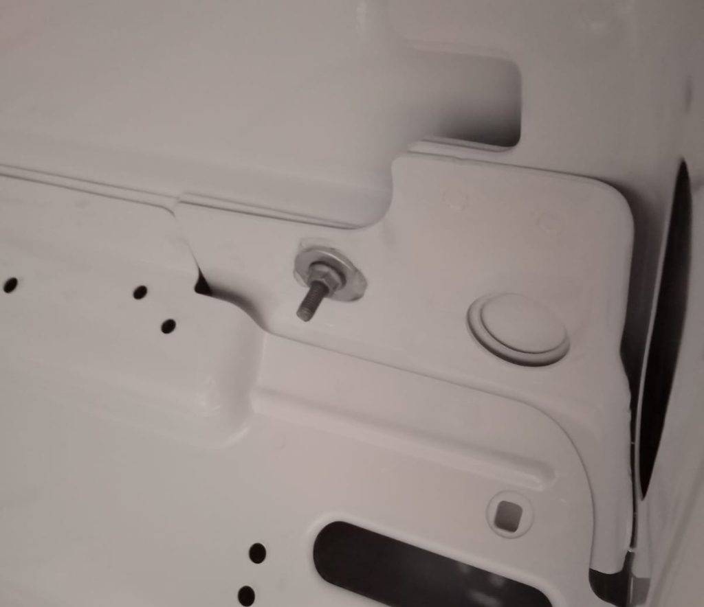 ULTI Bar+ brackets securely bolted on the inside of a Ford Transit Connect